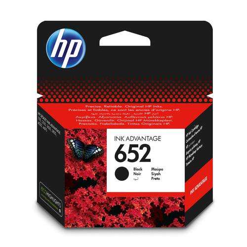 HP 652 BLACK INK CARTRIDGE INK ADNAVNTAGE 3835