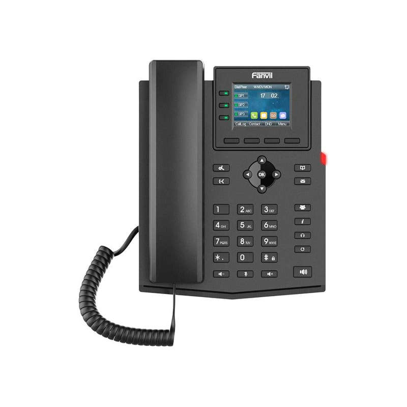 Fanvil 4SIP Colour Screen VoIP Phone with PSU | X303
