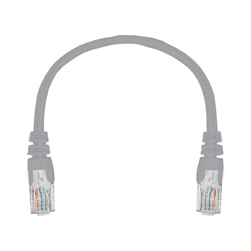 Linkbasic 22cm UTP Cat5e Flylead Grey