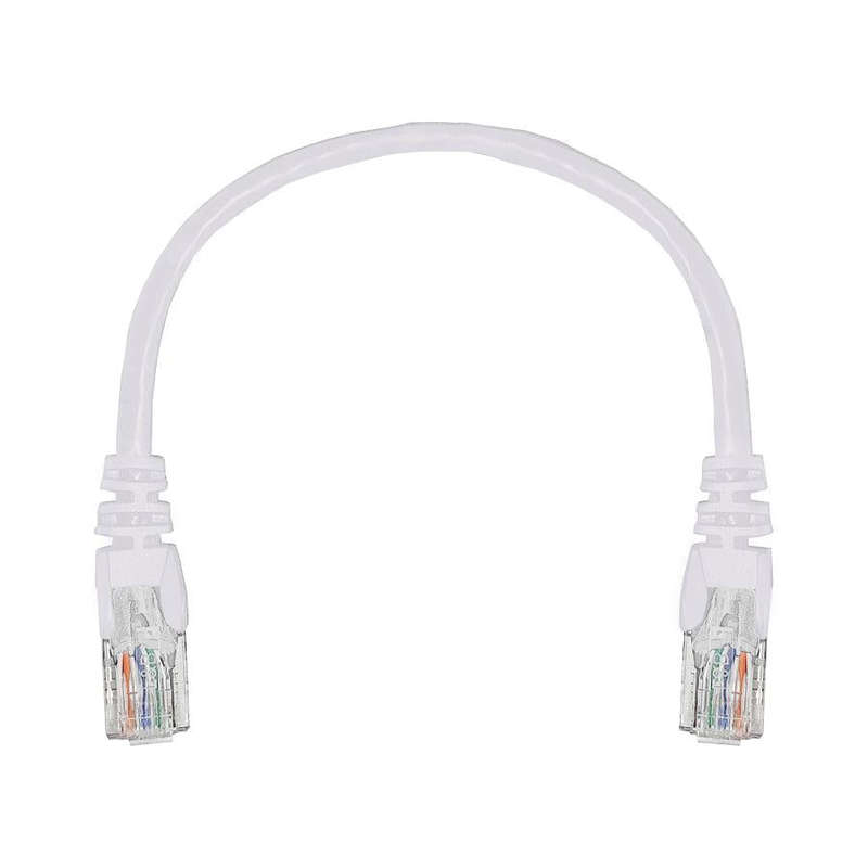 Linkbasic 22cm UTP Cat5e Flylead White