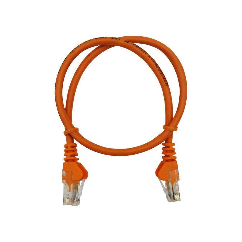 Linkbasic 50cm UTP Cat5e Flylead Orange