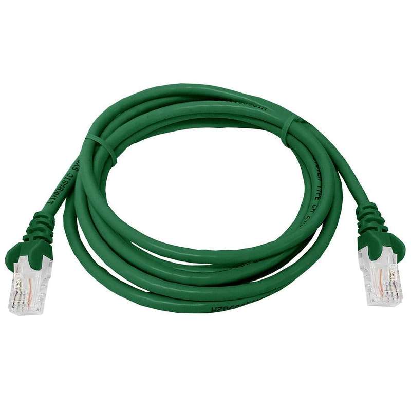 Linkbasic 2 Metre UTP Cat5e Flylead Green
