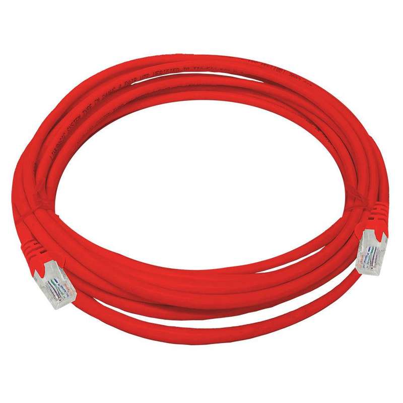 Linkbasic 5 Metre UTP Cat5e Flylead Red