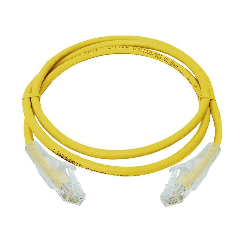 Linkbasic 1 Metre UTP Cat6 Flylead Yellow