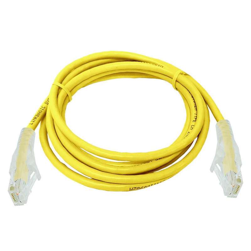Linkbasic 2 Metre UTP Cat6 Flylead Yellow