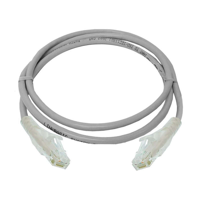 Linkbasic 1 Metre UTP Cat6a Flylead Grey