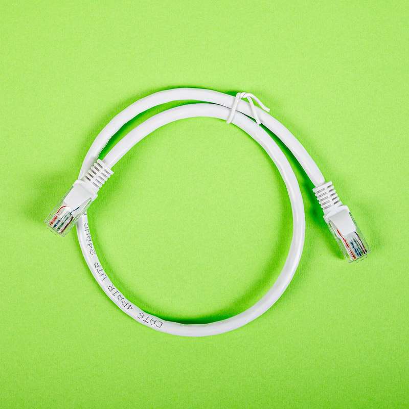 Gizzu Cat6 UTP Fly Lead Ethernet Network Cable 50cm  White