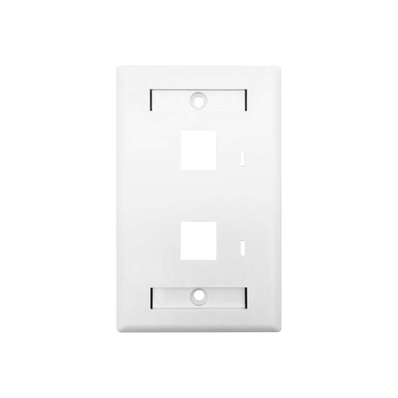Linkbasic Two Port Faceplate 115 x 70mm