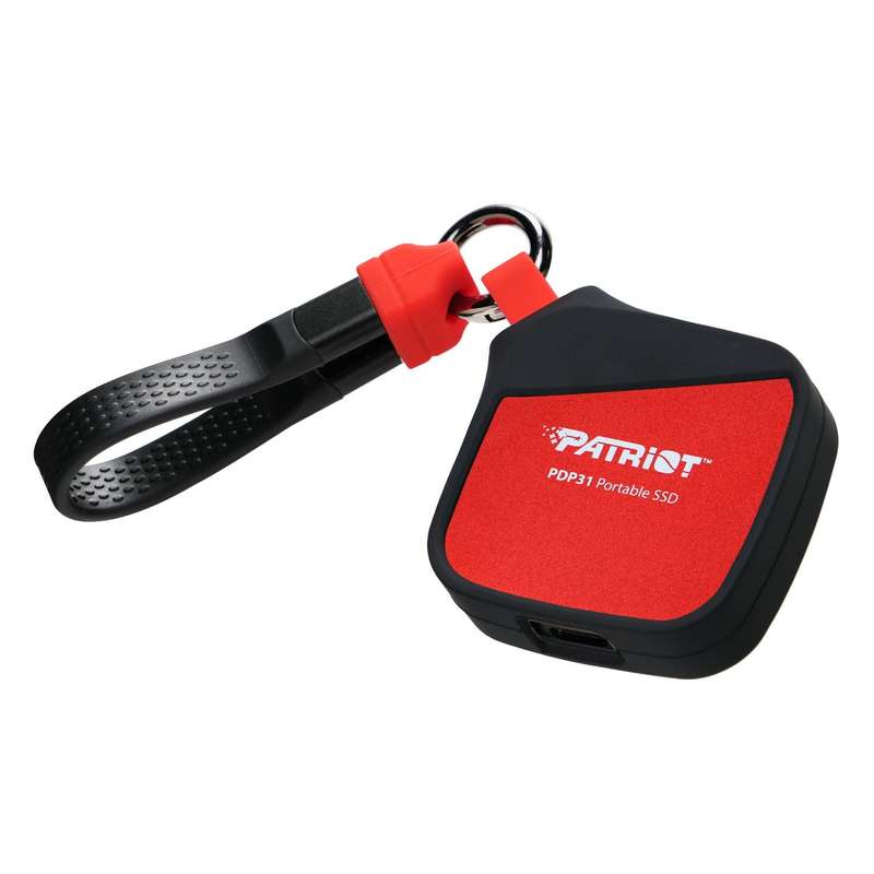 Patriot PDP31 500GB Type-C Portable SSD - Red / Black
