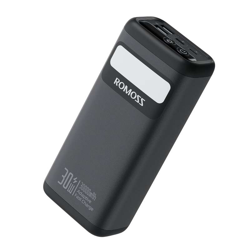 Romoss PMT30 30000mAh 30W Fast Charge Power Bank  Black