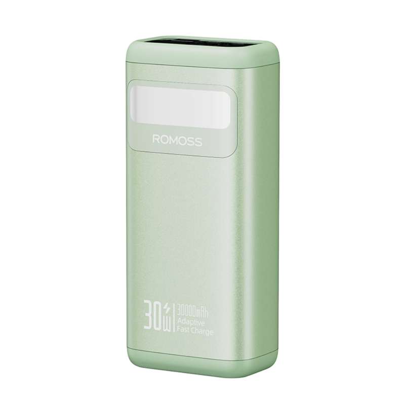 Romoss PMT30 30000mAh 30W Fast Charge Power Bank  Green