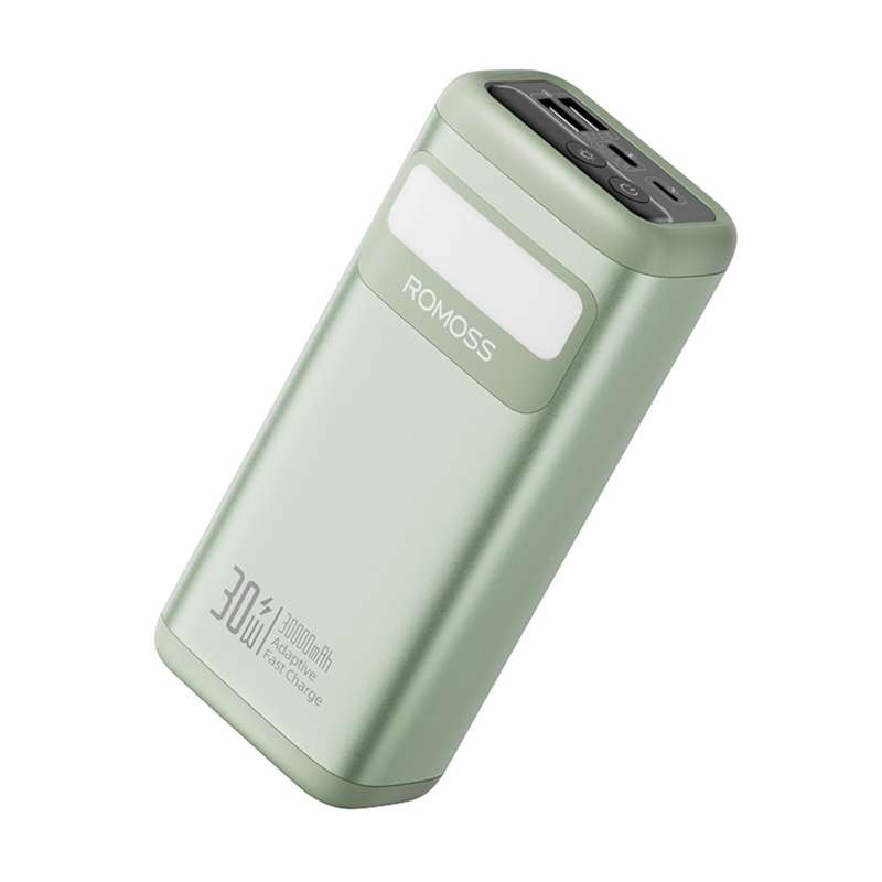 Romoss PMT30 30000mAh 30W Fast Charge Power Bank  Green