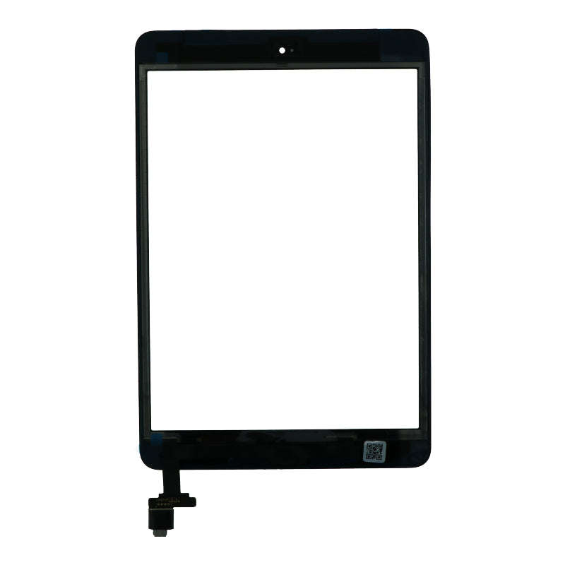 Touch Screen + Touch Screen Adhesive with Home Button Flex Cable for iPad Mini/Mini 2 Black HQ