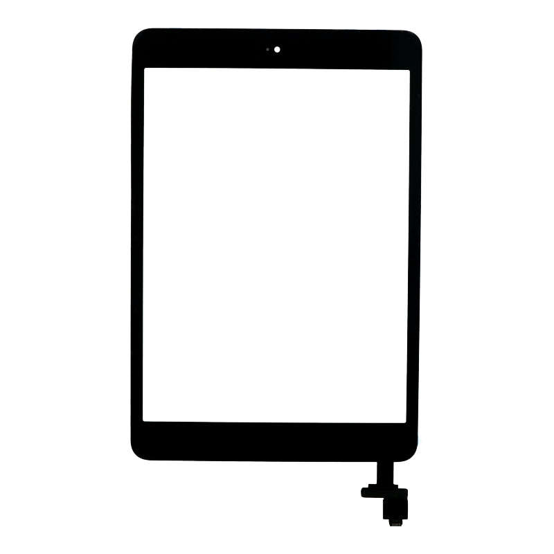 Touch Screen + Touch Screen Adhesive with Home Button Flex Cable for iPad Mini/Mini 2 Black HQ