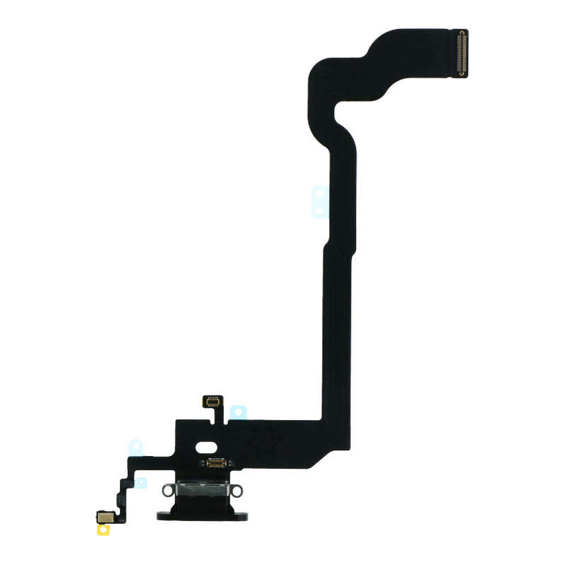 Charging Port Flex Cable for iPhone X Black Ori