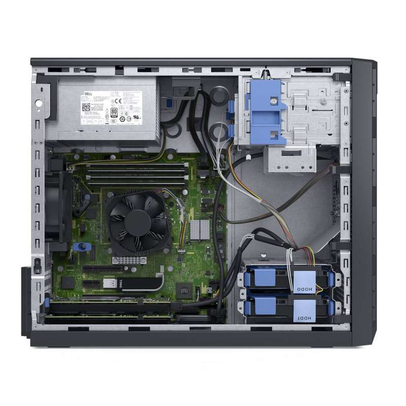 Dell PowerEdge T130, Intel Xeon E3-1220 v6 3.0GHz, 16GB RAM, 2 x 1TB SATA HDD Tower Server (Used ...