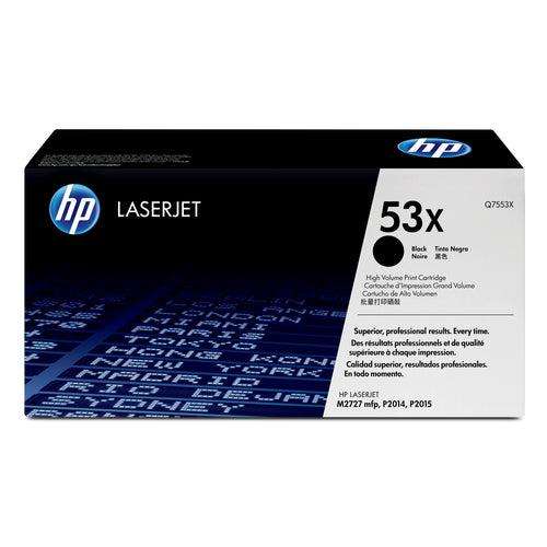 HP 53X LASERJET Q7553X BLACK PRINT CARTRIDGE PRINTS APPROXIMATELY 7 000 PGS USING THE ISO/IEC 197...