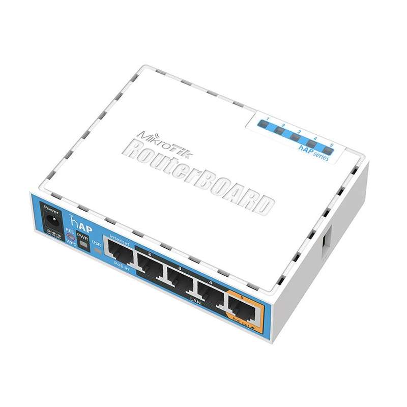 MikroTik hAP 5 Port Ethernet 300Mbps WiFi 4 Router | RB951Ui-2nD