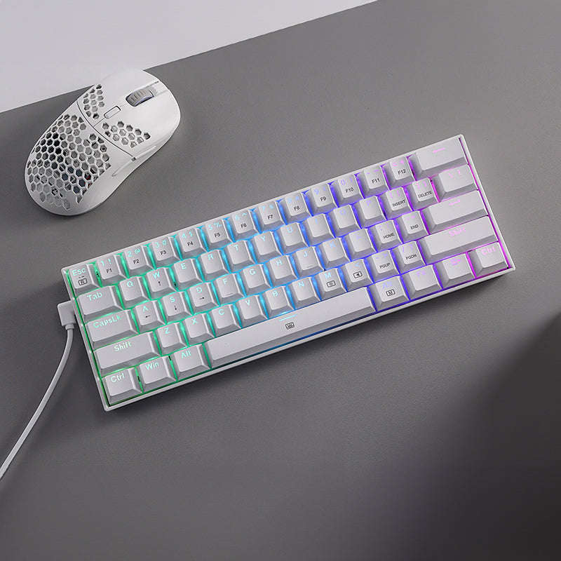 REDRAGON DRAGONBORN Wired Mechanical Keyboard RGB67Key Design - White