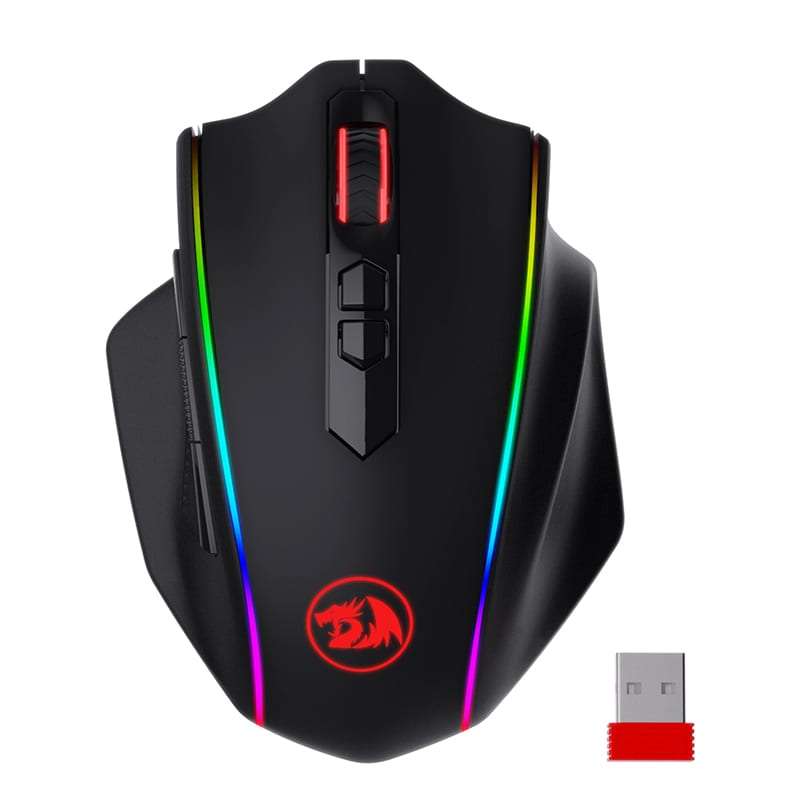 REDRAGON VAMPIRE ELITE Wireless 16000DPI|8 Button|Ergonomic Design|P3335 Optical Sensor|Type-C Ca...