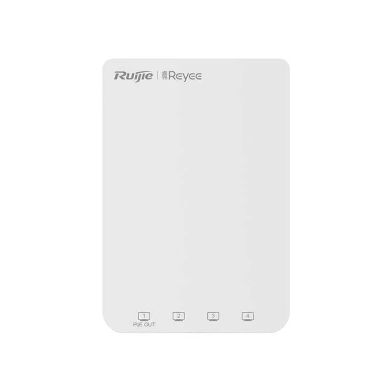 Reyee Dual Band WiFi 5 1300Mbps 5 Port Gigabit Mesh In-Wall AP | RG-RAP1200(P)