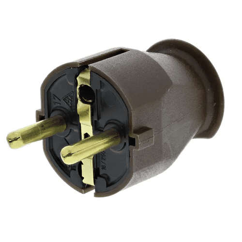 2 PIN PC PLUG 1.8 METRES  AFRICA