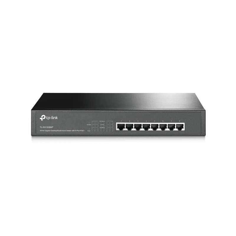 TP-Link 8 Port Gigabit Unmanaged Rackmount POE Switch