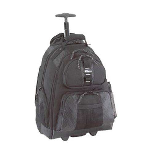 TARGUS - SPORT ROLLING 15 -15.6IN LAPTOP BACKPACK BLACK PROTECTIVE PVC MATERIAL ON BOTTOM OF CASE...