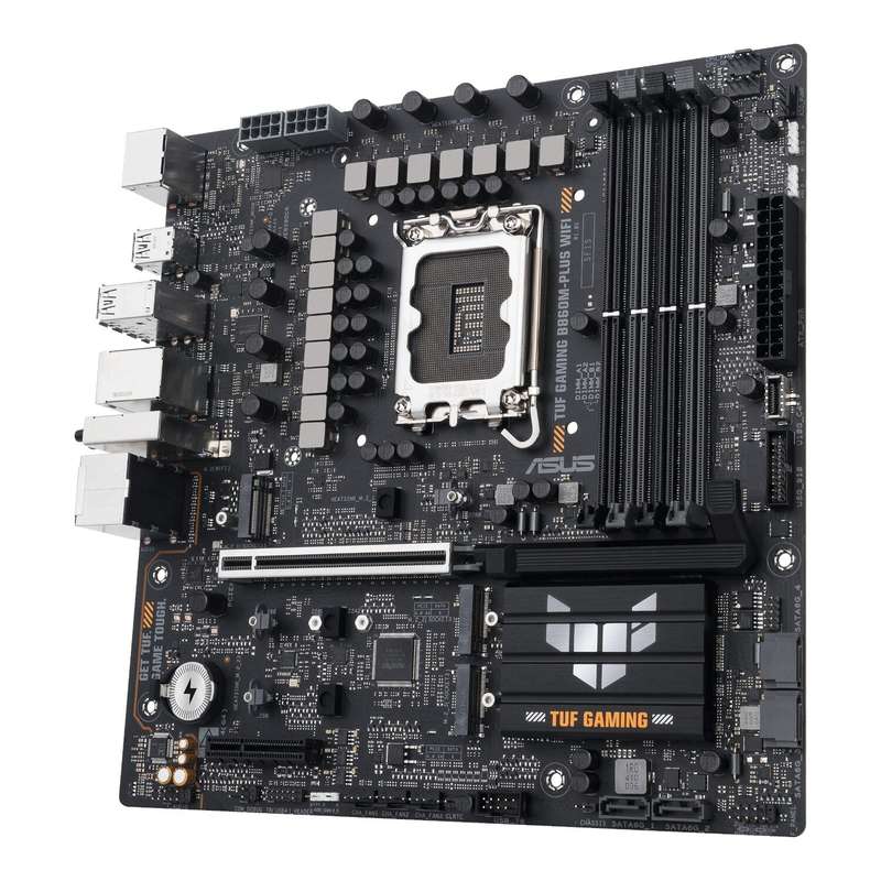 Asus TUF Gaming B860M-Plus Wi-Fi M-ATX Motherboard  Intel LGA1851, DDR5, PCIe 5.0. Wi-Fi 7