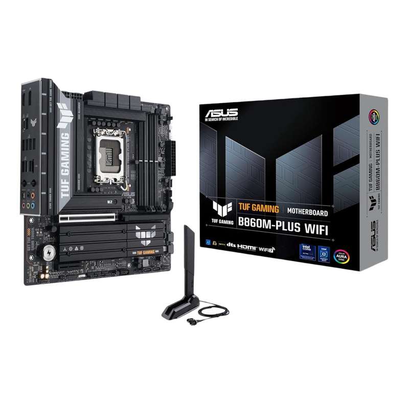 Asus TUF Gaming B860M-Plus Wi-Fi M-ATX Motherboard  Intel LGA1851, DDR5, PCIe 5.0. Wi-Fi 7