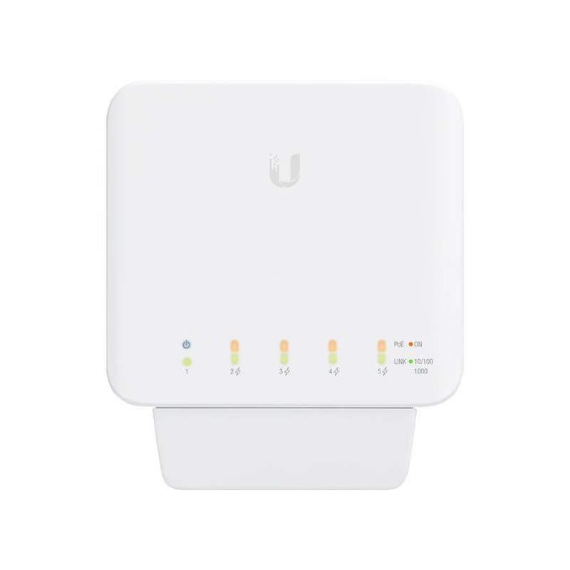 Ubiquiti UniFi Flex Switch 5 Port Gigabit 1PoE In 4PoE Out | USW-Flex