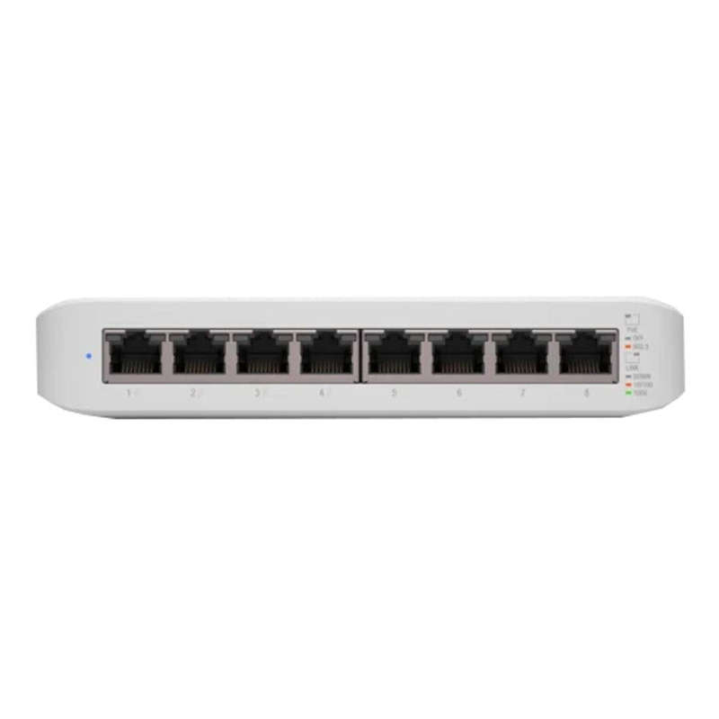 Ubiquiti UniFi Switch Lite 8 Port Gigabit 4PoE 52W | USW-Lite-8-POE