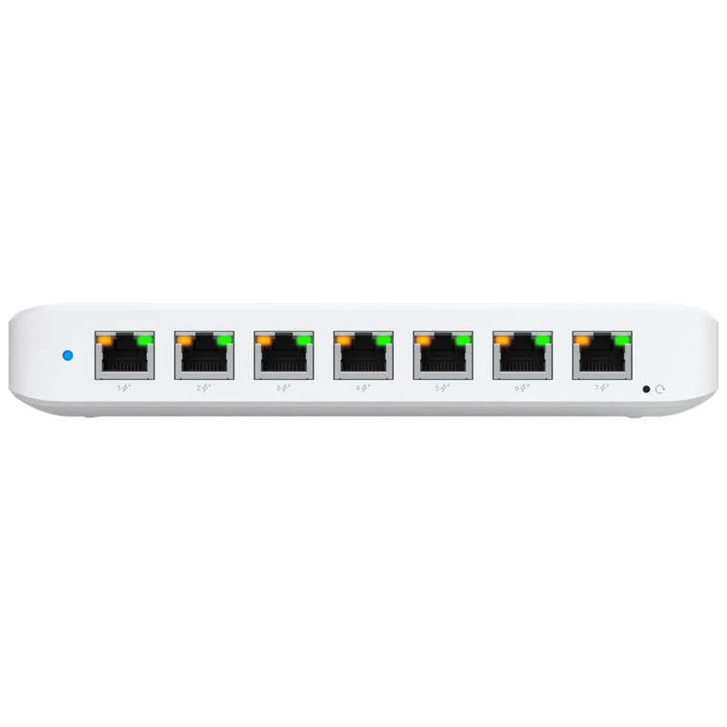 Ubiquiti UniFi Switch Ultra 8 Port Gigabit 1PoE Input 7 PoE Out 52W | USW-Ultra-60W