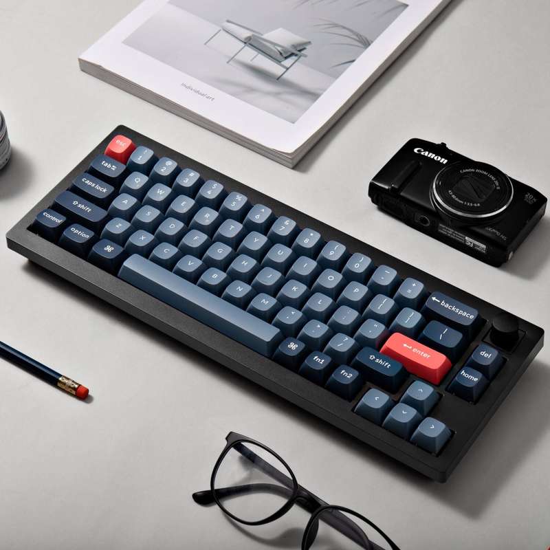 Keychron V2 Max 65% RGB Mechanical Keyboard - Gateron Jupiter Red