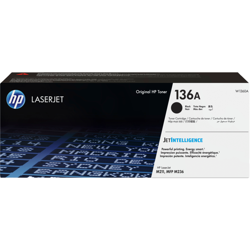 HP # 136A BLACK ORIGINAL LASERJET TONER CARTRIDGE