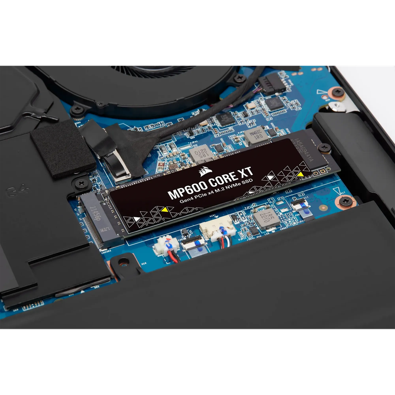 Corsair MP600 CORE XT 1TB NVMe PCIe M.2 SSD; Read Up To 5900MB/s; Write up to 5000MB/s.