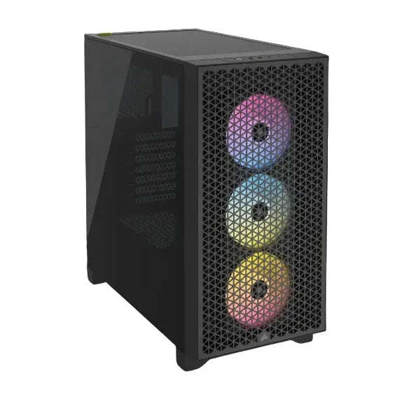 3000D RGB AIRFLOW Black Mid-Tower BPC Case; 2x 3.5'' |  2x 2.5'' Drive Bays; Up to 360mm Radiator...