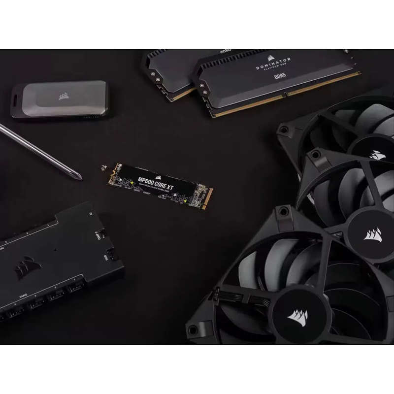Corsair MP600 CORE XT 4TB NVMe PCIe M.2 SSD; Read Up To 5000MB/s; Write up to 4400MB/s