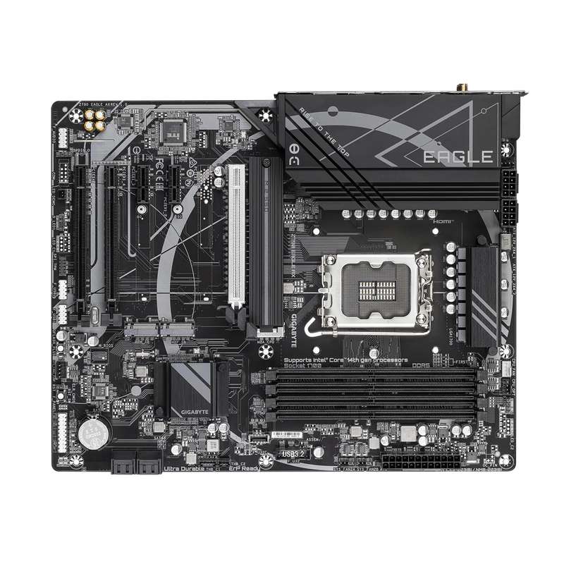 GIGABYTE Intel® Z790 Chipset for LGA 1700; 4x DDR5; 3x M2; HDMI; DP; ATX.