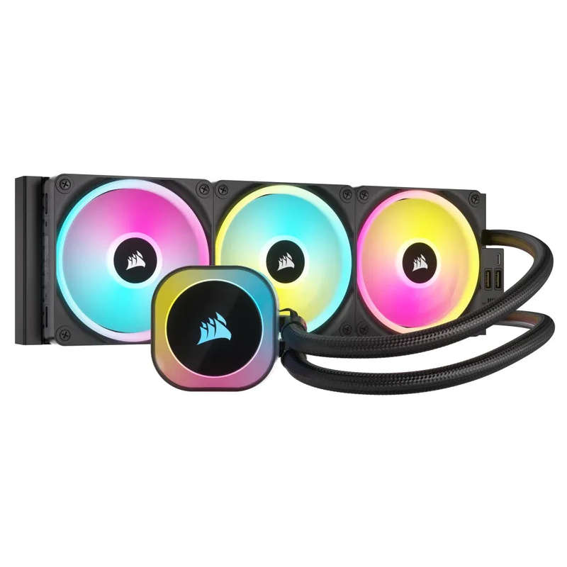 Corsair iCUE LINK H150i RGB Liquid CPU Cooler - QX120 RGB Fans - 360mm Radiator - Fits Intel® LG...
