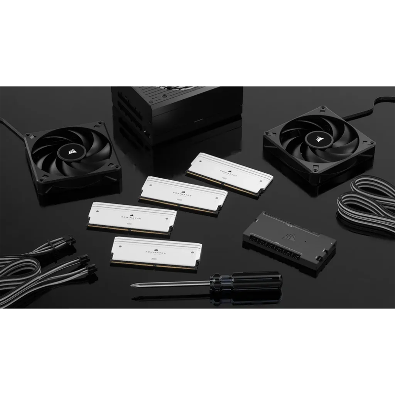 Corsair DOMINATOR TITANIUM 48GB (2 x 24GB) DDR5 7200 CL36-46-46-116 1.40V Intel XMP - WHITE