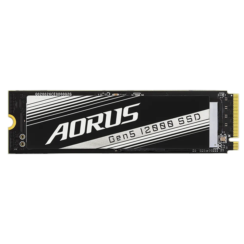Gigabyte AORUS Gen5 12000 SSD 1TB read 11;700 MB/s; Write 9;500MB/s.