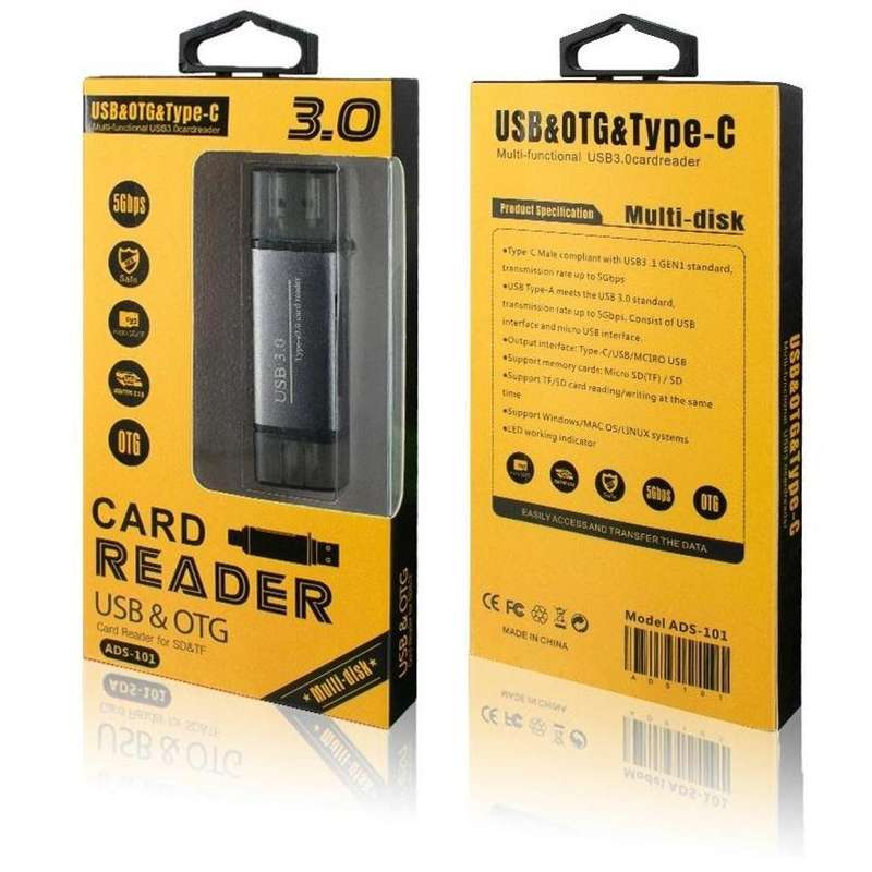 USB OTG MULTI-FUNCTIONAL CARD READER