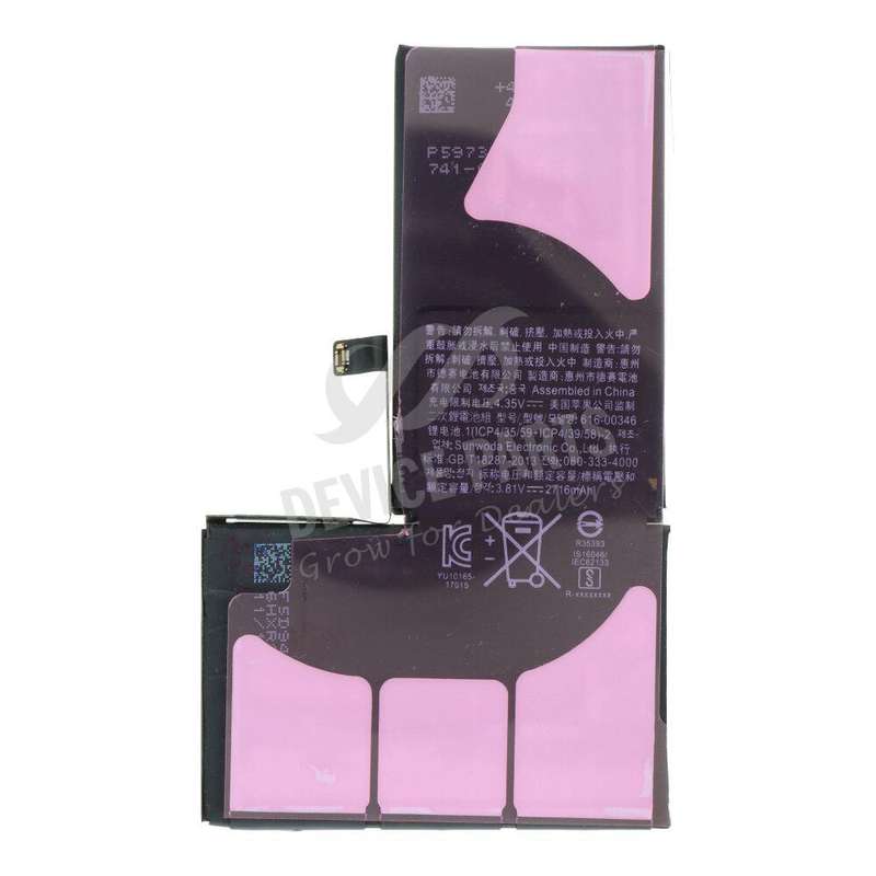616-00346/616-00351/616-00354 2716mAh Battery + Battery Adhesive for iPhone X Ori