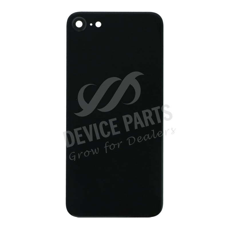 Battery Door + Back Camera Lens and Bezel for iPhone 8 European Version Black OEM