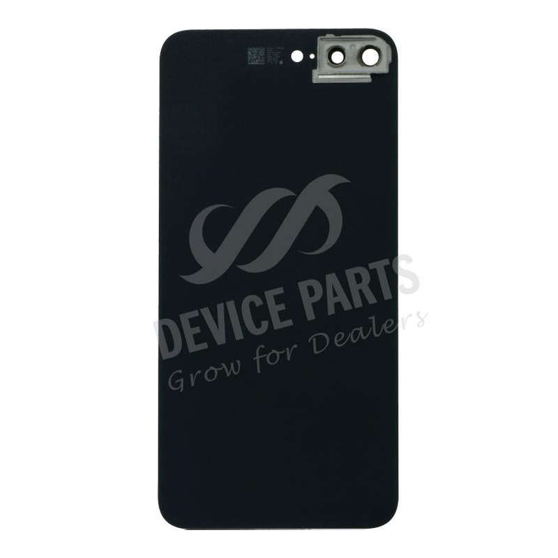 Battery Door + Back Camera Lens and Bezel for iPhone 8 Plus European Version Black OEM