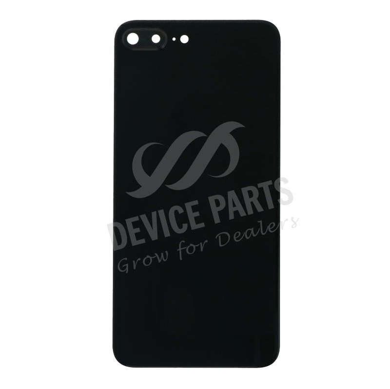 Battery Door + Back Camera Lens and Bezel for iPhone 8 Plus European Version Black OEM