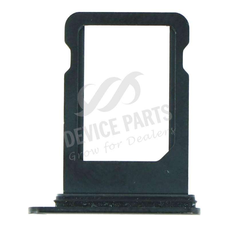 SIM Card Tray With Waterproof Rubber Ring for iPhone XS Single Card Version Black Ori