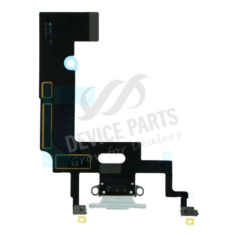 Charging Port Flex Cable for iPhone XR White Ori
