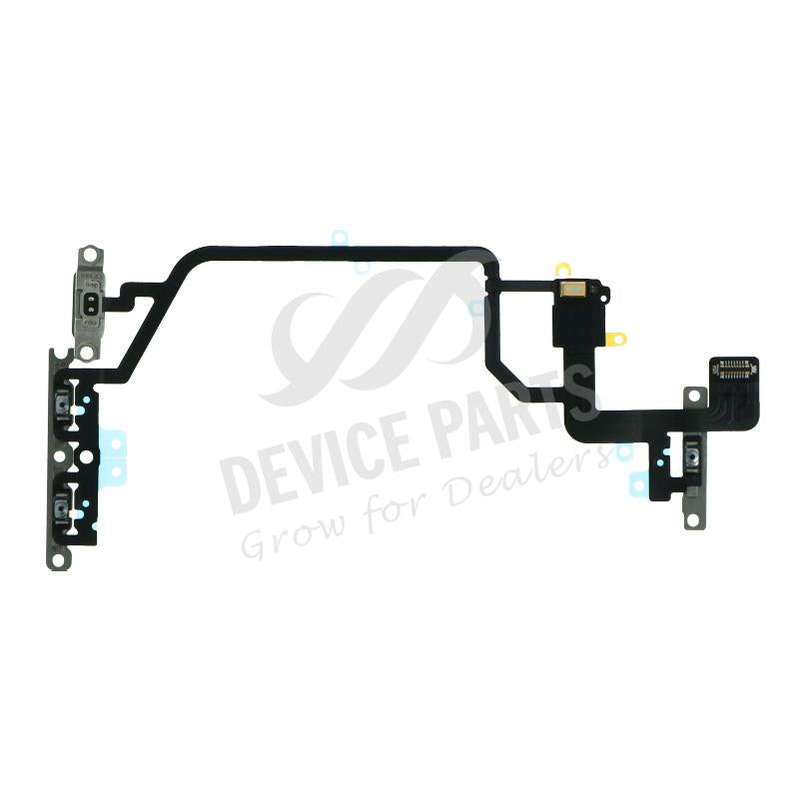 Power&Volume Button Flex Cable with Metal Bracket for iPhone XR Ori R